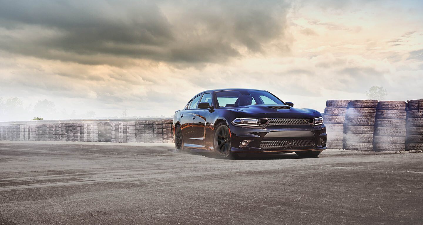 2020 Dodge Charger Black Exterior Front View